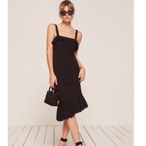 NWT Reformation Black Dress